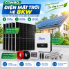 Hệ Thống Điện Mặt Trời 8 KWp ( Lưu 16KW)Giảm  2-3 triệu/tháng